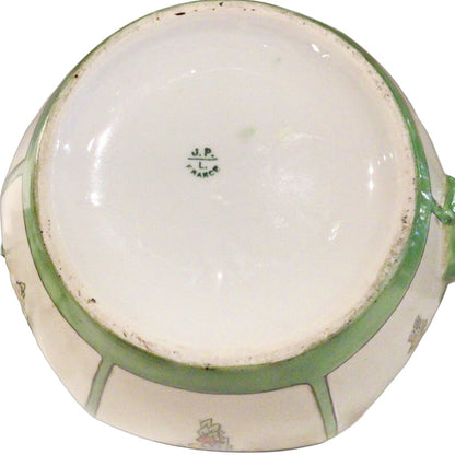 Jean Pouyat Limoges Handpainted Porcelain Pitcher. 1930's.
