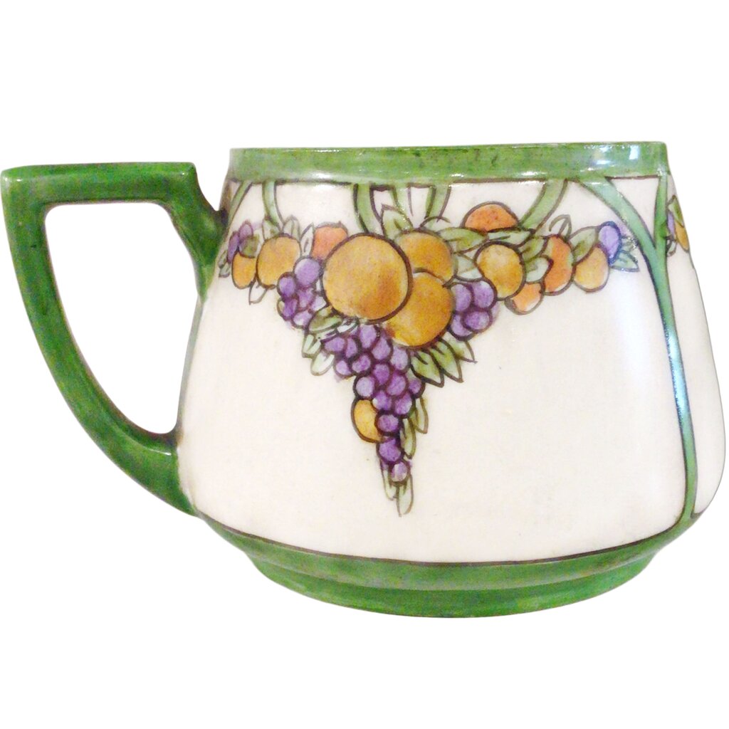 Heinrich&Co, Selb, Bavaria Handpainted Porcelain Cups. 1930's.