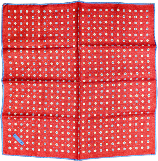 Bvlgari Red Silk Scarf ($Orig. $455)