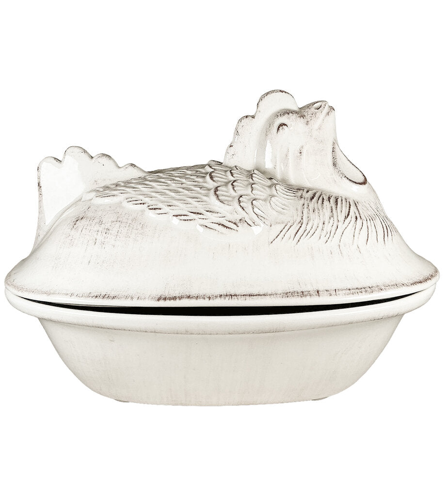 Ceramic Chicken Tureen - Opportunity Shop DC