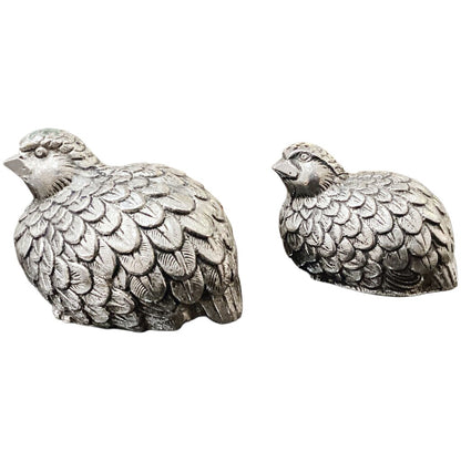 Pair of Gucci Quail Salt & Pepper Shakers