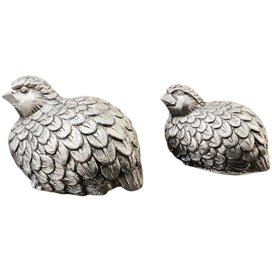 Pair of Gucci Quail Salt & Pepper Shakers
