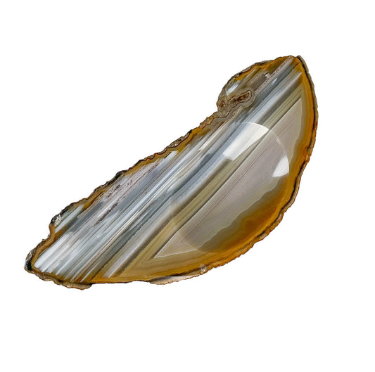 Raw Edge Brazilian Agate Trinket Dish