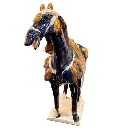 Vintage Tang Sancai Glazed Horse