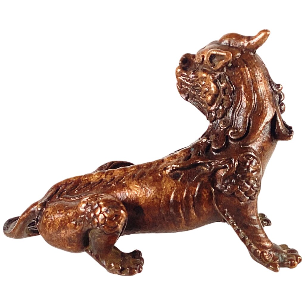 Cast Yellow Copper Lion