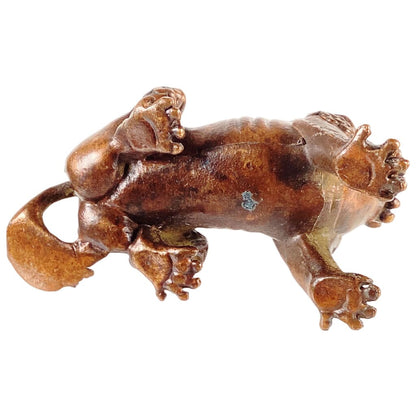 Cast Yellow Copper Lion