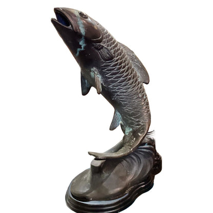 Bronze Carp Figure