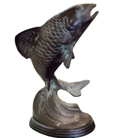 Bronze Carp Figure