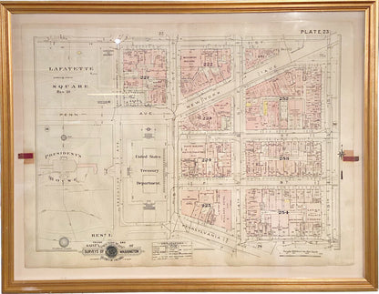 Origional Baist's Real Estate Atlas of Surveys of WDC. Early 1900's