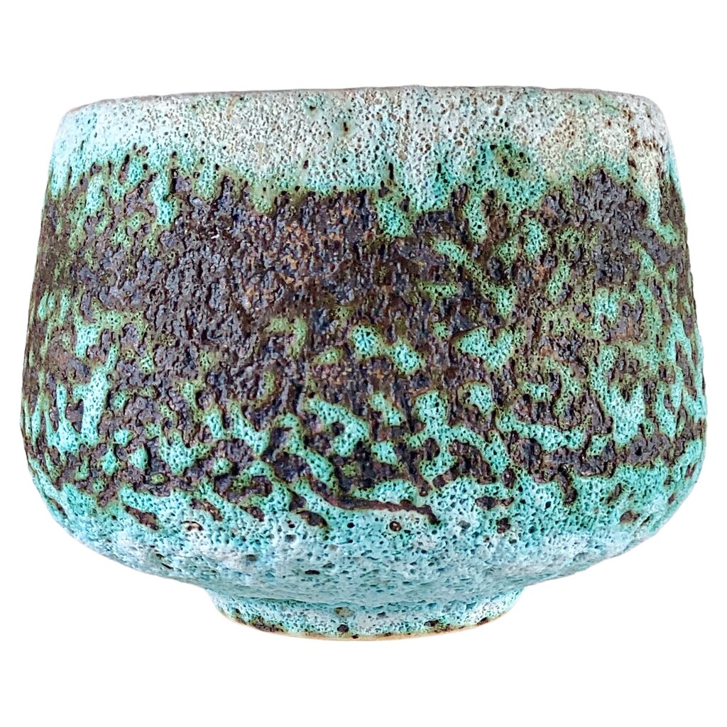 Brian O'Neil. Flanged Crater Trim Bowl. Ceramic.