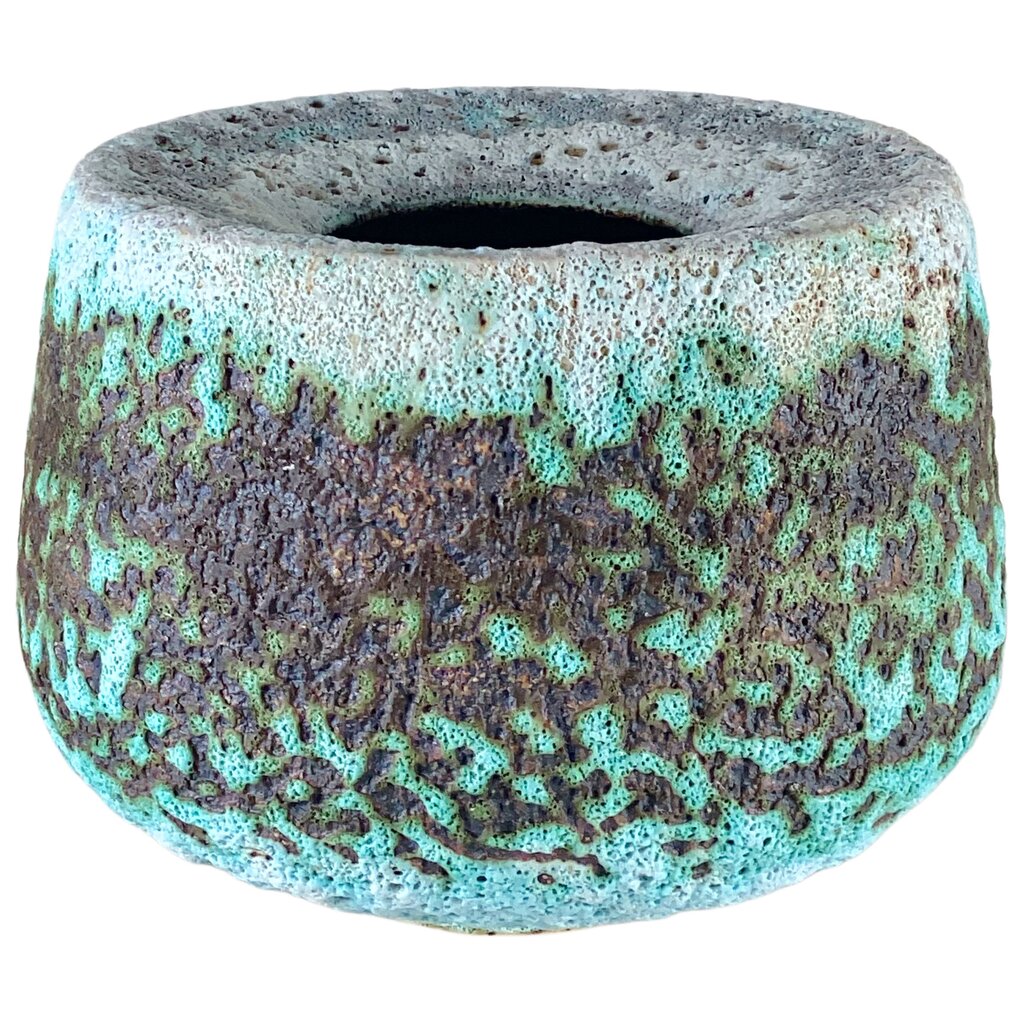 Brian O'Neil. Flanged Crater Trim Bowl. Ceramic.