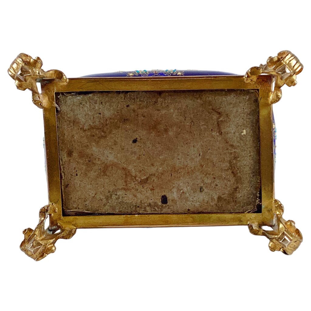 French Ormolu Mounted Porcelain Jewel Box. c.1900