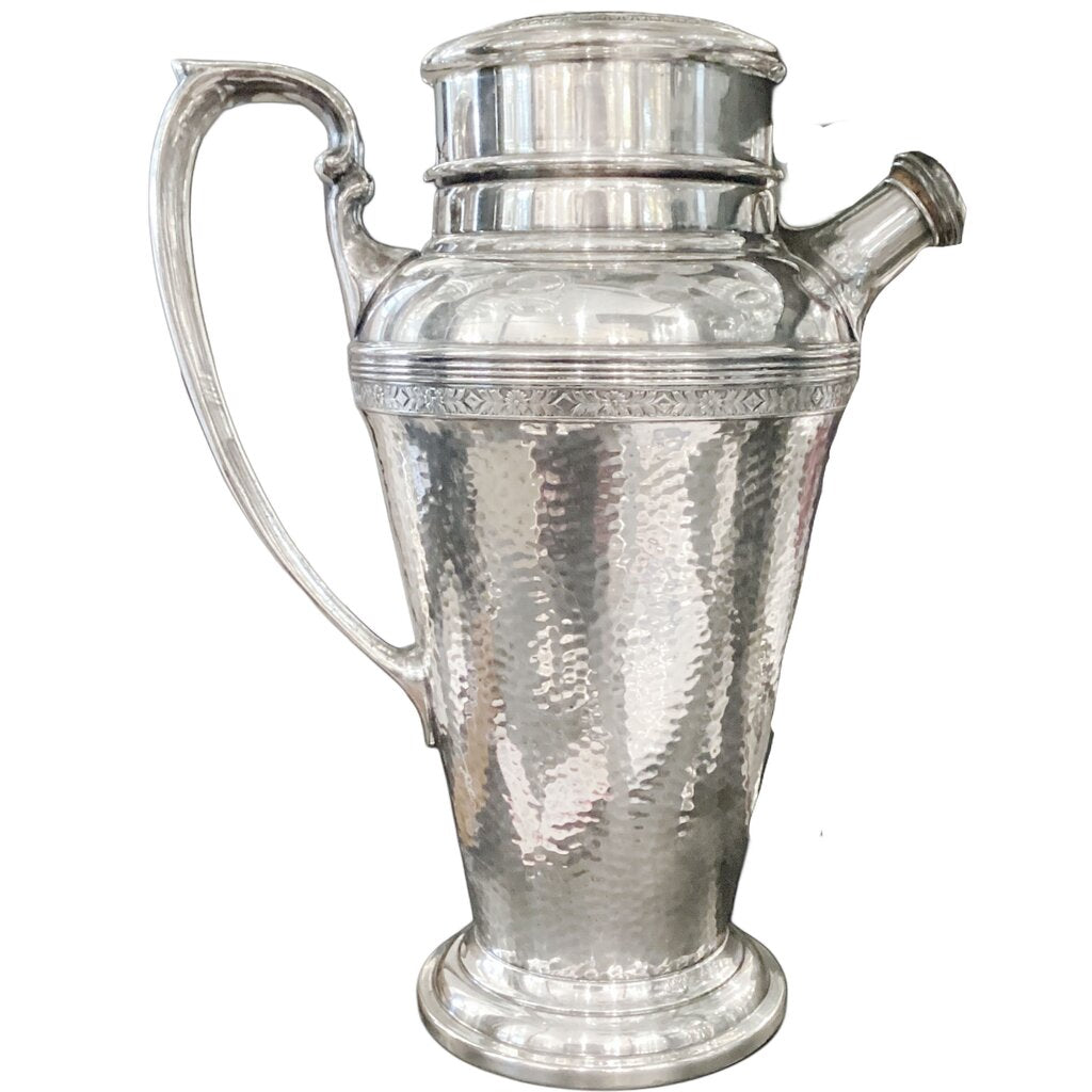 Vintage Silverplated Cocktail Shaker w Handle - Opportunity Shop DC