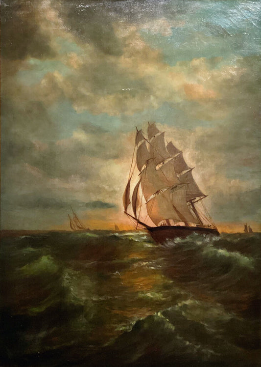 Evening Sail. Oil on Canvas.
