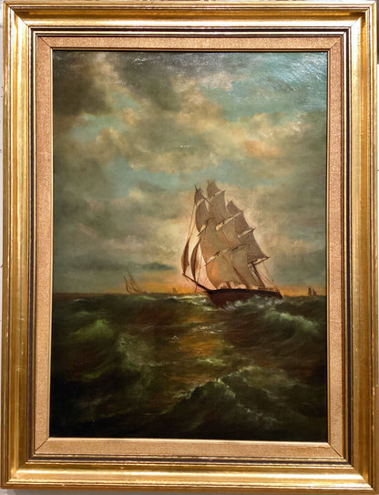 Evening Sail. Oil on Canvas.