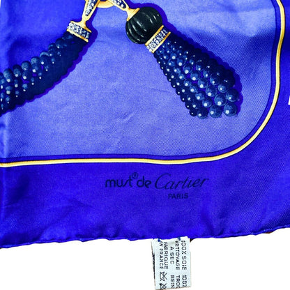 Catrier Blues & Chain Silk Scarf (Orig. $595)