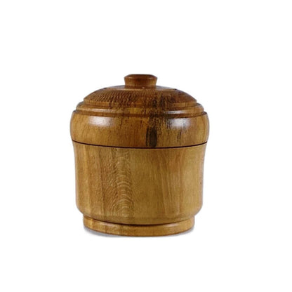 Small Hand-Turned Holly Box with Knub