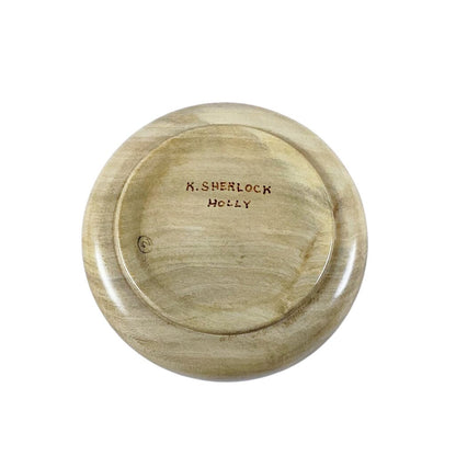 Holly Hand-Turned Round Box