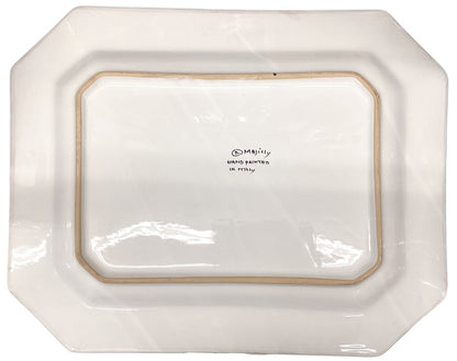 Large Hand-Painted Turkey Platter