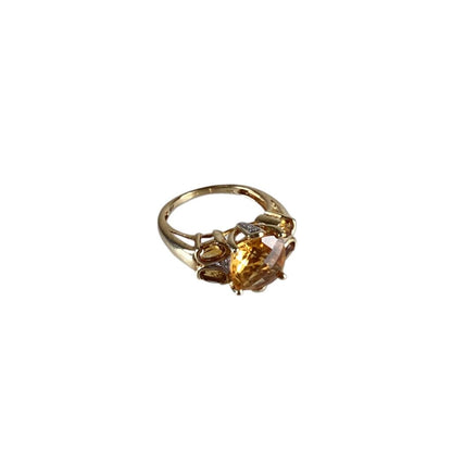 10Kt Gold & Citrine Ring