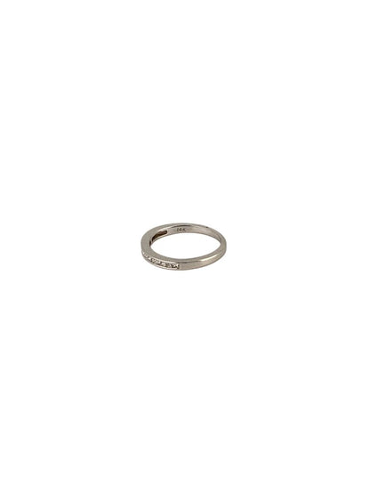 14Kt Gold & Diamond 1/2 Eternity Band