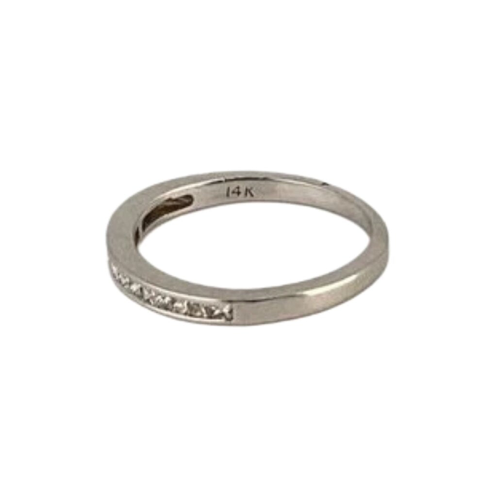 14Kt Gold & Diamond 1/2 Eternity Band