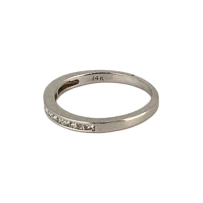 14Kt Gold & Diamond 1/2 Eternity Band