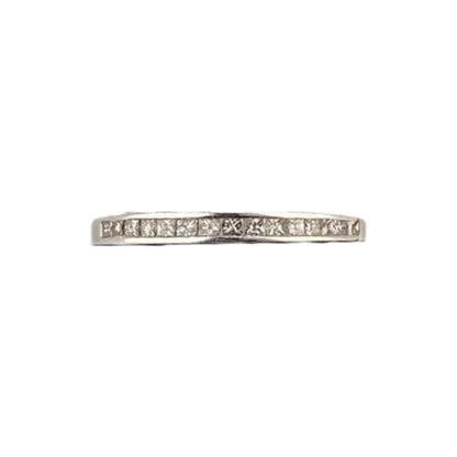 14Kt Gold & Diamond 1/2 Eternity Band