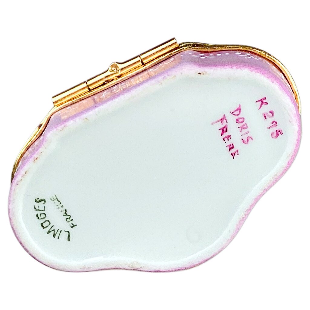 Limoges Iris Hand Painted Box