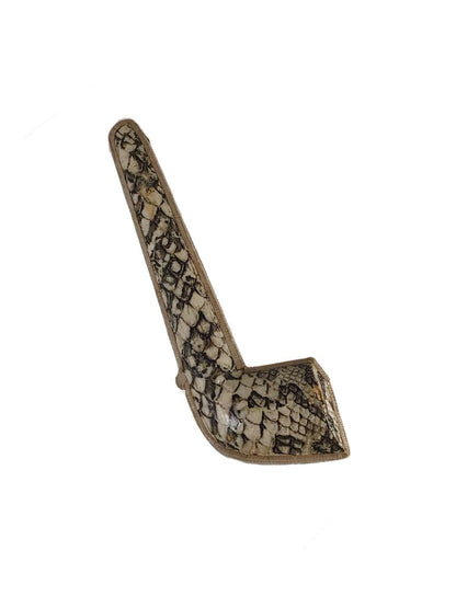 Vintage Meerschaum Gentleman's Pipe in Snakeskin Case