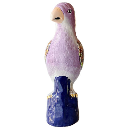 Vintage Handpainted Parrot Figure.