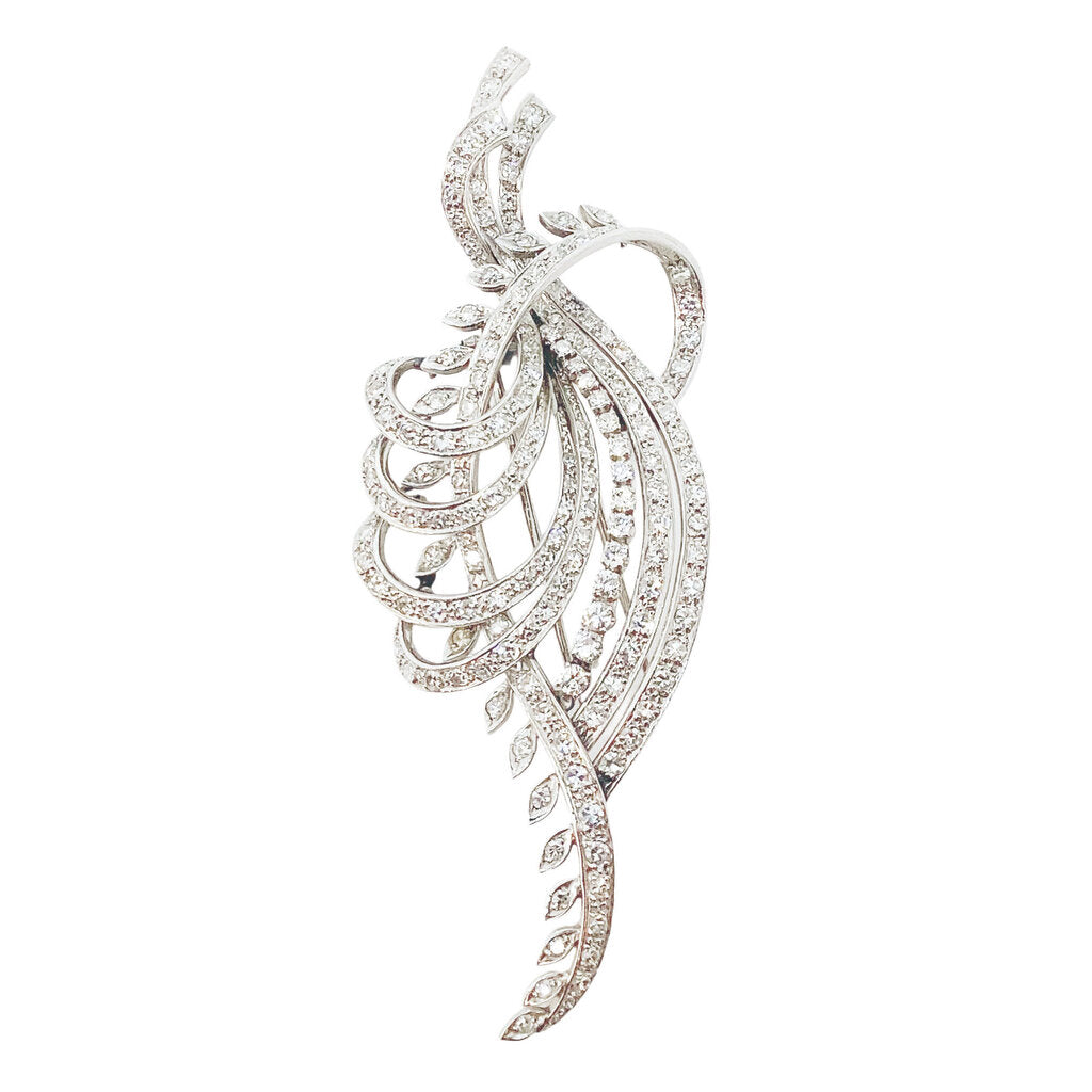 Platinum & Diamond 1930's Brooch