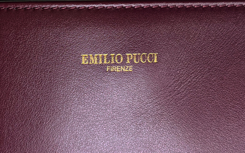 Pucci Burgundy Bag (Orig. $1685)