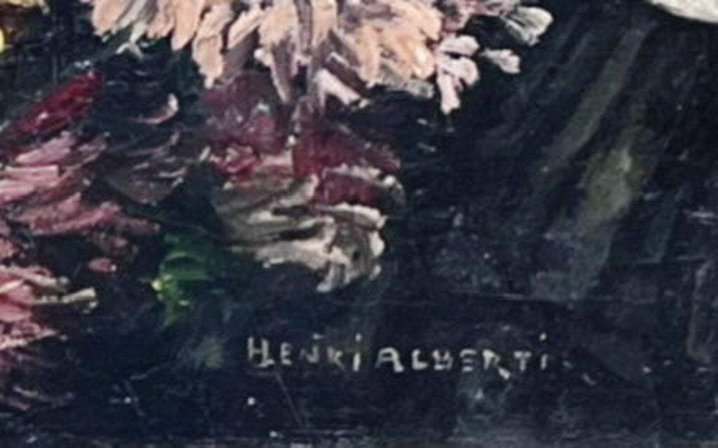 Henri Alberti. Parisian Beauty. Oil on Canvas.