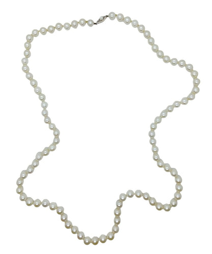 Cultured Pearls (90) w/ 14K White Gold Clasp