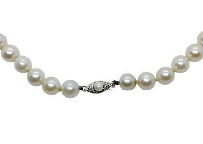 Cultured Pearls (90) w/ 14K White Gold Clasp