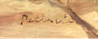 Artist Unknown, Continental School. Spanish Olive Grove. Oil on Canvas