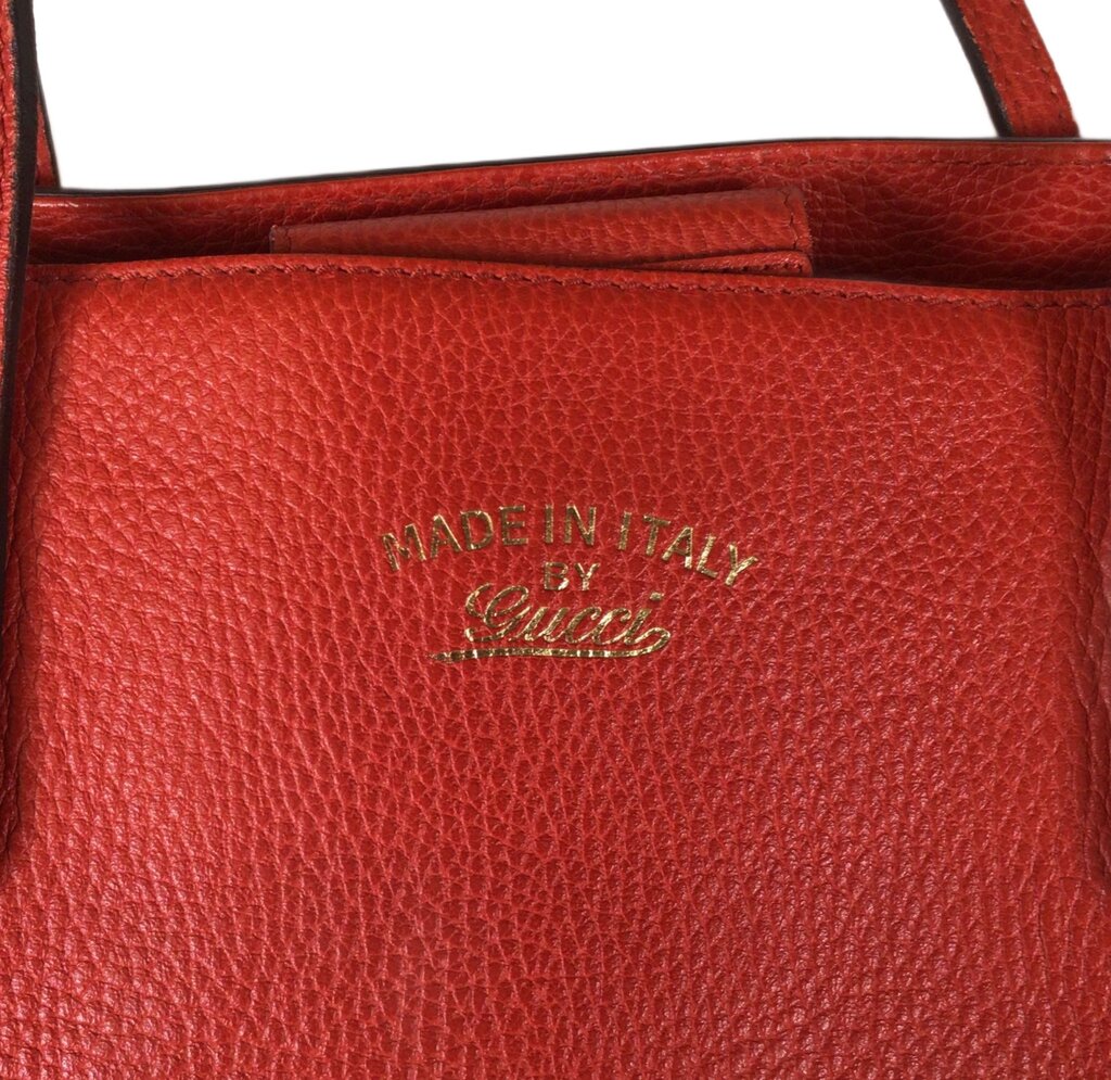Gucci Red Shoulder Bag. Orig. $1850