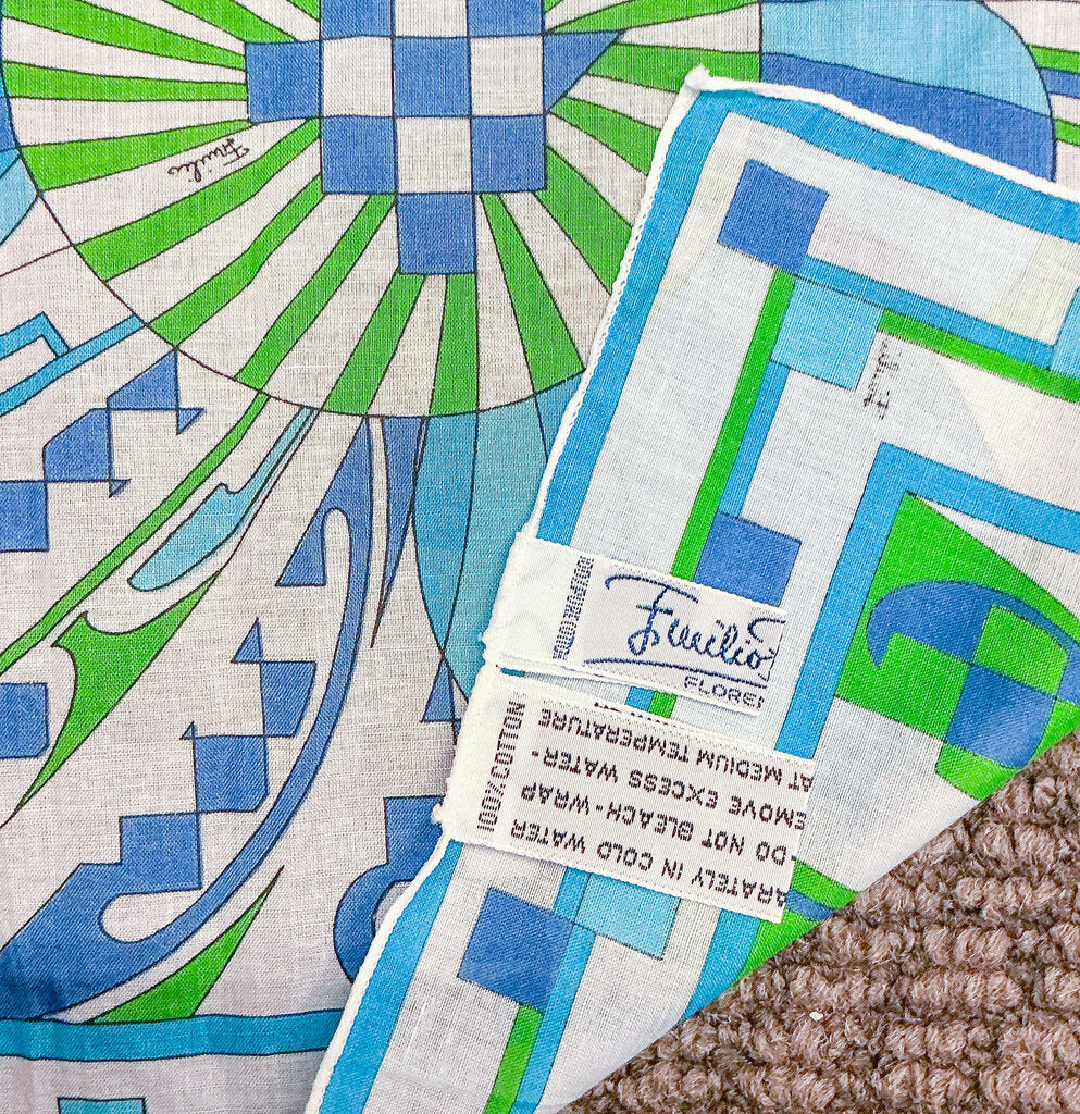 Vintage Pucci Cotton Scarf - Opportunity Shop DC