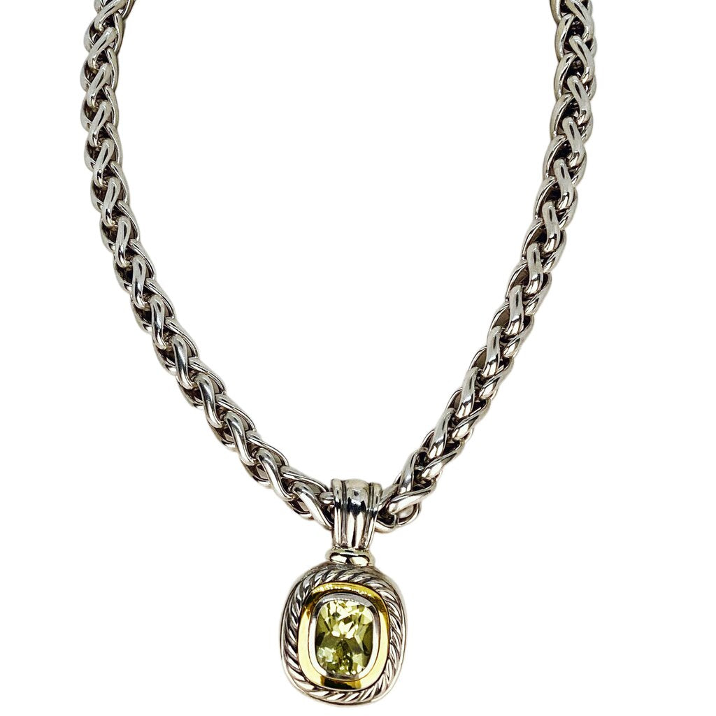 David Yurman Albion Lemon Quartz Necklace