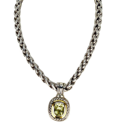 David Yurman Albion Lemon Quartz Necklace