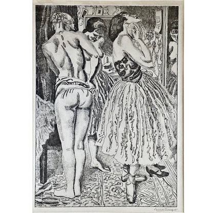 Laura Knight. Signed Litho. "Ballet." 1927.