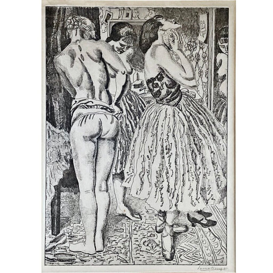 Laura Knight. Signed Litho. "Ballet." 1927.