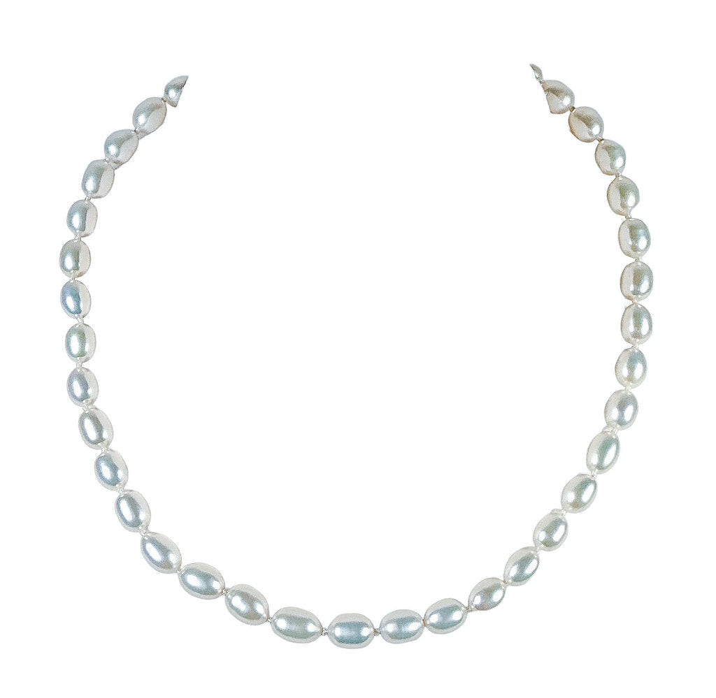 Tiffany & Co Freshwater Pearl Necklace w Sterling Twist Clasp - Opportunity Shop DC