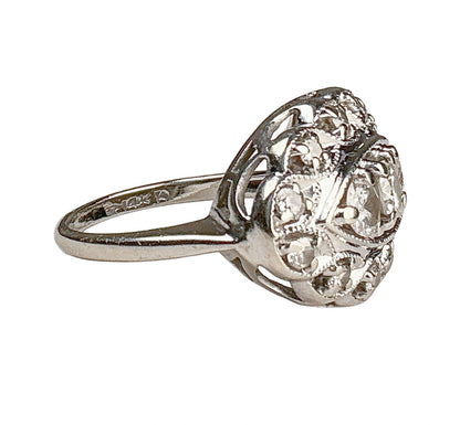 14K WG Edwardian-Style Diamond Ring - Opportunity Shop DC