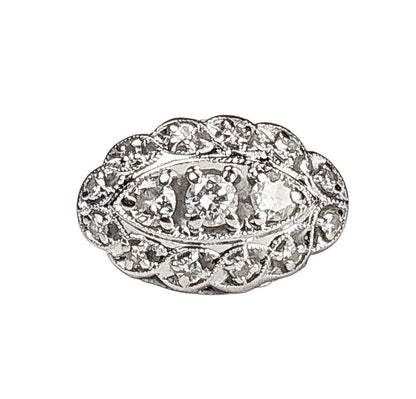 14K WG Edwardian-Style Diamond Ring - Opportunity Shop DC