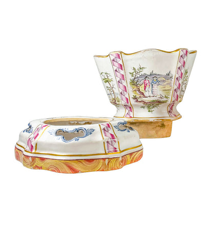 PAIR Antique 18thC Jardiniere in Vieux Paris Style - Opportunity Shop DC
