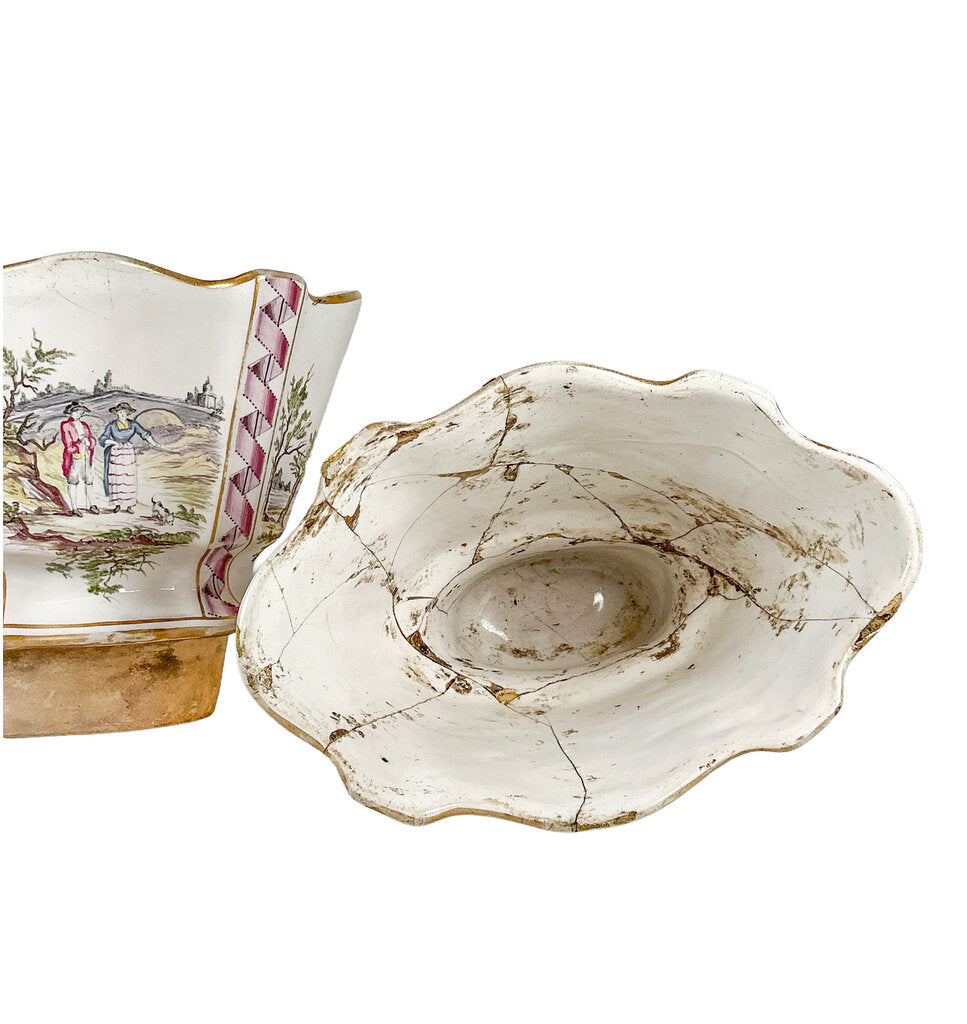 PAIR Antique 18thC Jardiniere in Vieux Paris Style - Opportunity Shop DC