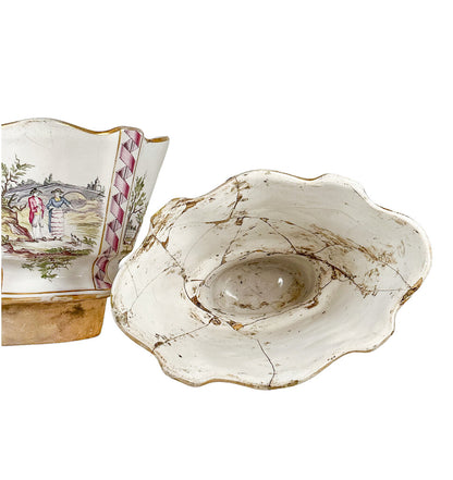 PAIR Antique 18thC Jardiniere in Vieux Paris Style - Opportunity Shop DC