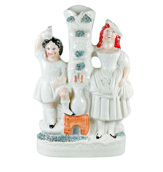 Antique Staffordshire Spill Vase - Opportunity Shop DC